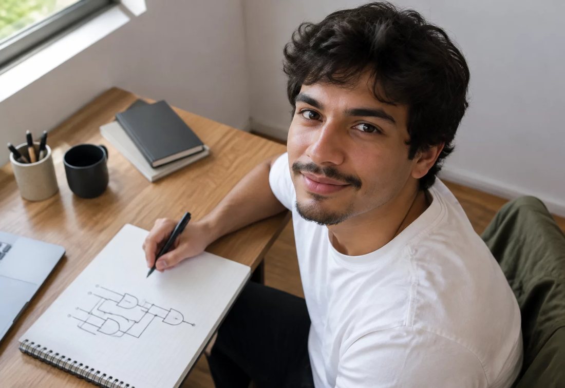 Colegas revendo no tablet as anotações do encontro anterior